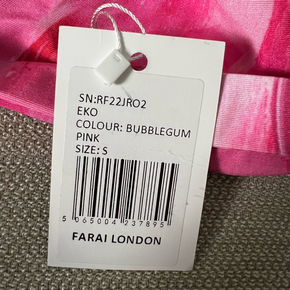 Farai London eko skirt in bubblegum pink size small - Picture 5 of 7